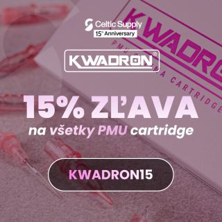 💖 Zľava 15 % platí aj na Kwadron Optima PMU cartridge! Optima PMU je vytvorená priamo pre permanentný make up. Ihly majú...