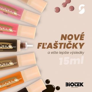 💫 Nový formát pigmentov Biotek v praktických dávkovacích fľaštičkách pätnásť ml s kvapkadlom. Nové fľaštičky Biotek...